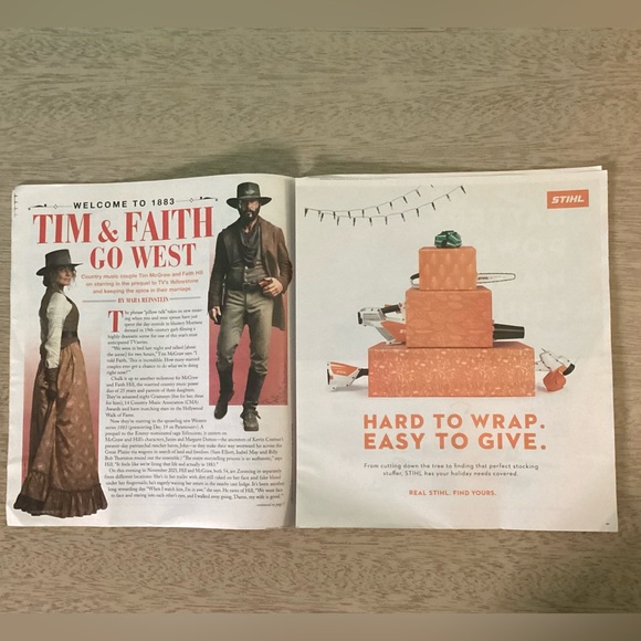 Parade Newspaper featuring Tim McGraw and Faith Hill - Picture 3 of 4